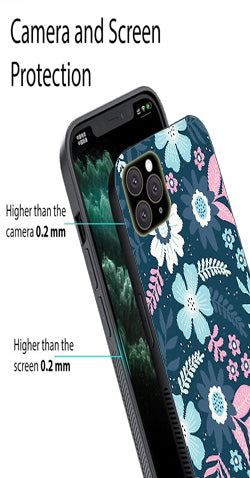 Flower Leaves Design Metal Mobile Case for iPhone 12 Pro