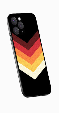 MultiColor Arrow Metal Mobile Case for iPhone 14 Pro Max  (Design No -04)
