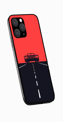 Car Lover Metal Mobile Case for iPhone 13 Pro  (Design No -21)