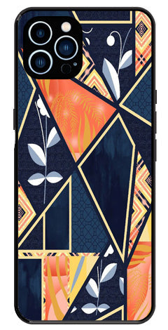 Marble Design Metal Mobile Case for iPhone 12 Pro