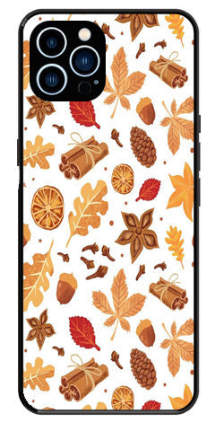 Autumn Leaf Metal Mobile Case for iPhone 14 Pro