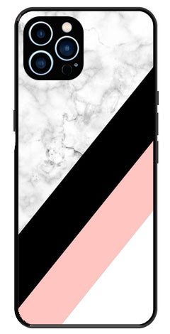 Marble Design Metal Mobile Case for iPhone 12 Pro Max