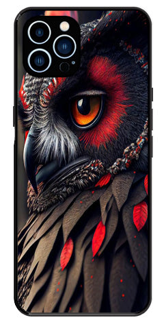 Owl Design Metal Mobile Case for iPhone 12 Pro