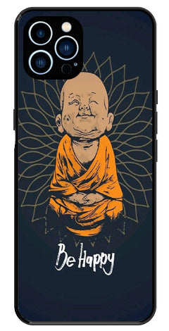 Be Happy Metal Mobile Case for iPhone 12 Pro