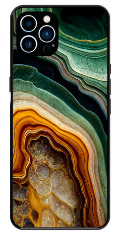 Marble Design Metal Mobile Case for iPhone 13 Pro Max