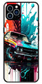 Vintage Car Metal Mobile Case for iPhone 13 Pro