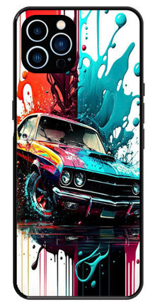 Vintage Car Metal Mobile Case for iPhone 12 Pro