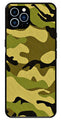 Army Pattern Metal Mobile Case for iPhone 12 Pro