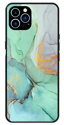 Marble Design Metal Mobile Case for iPhone 12 Pro