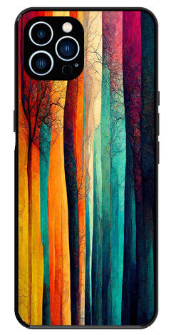 Modern Art Colorful Metal Mobile Case for iPhone 12 Pro