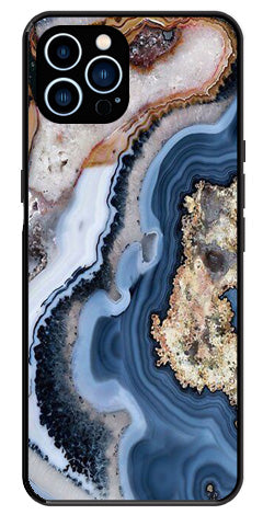 Marble Design Metal Mobile Case for iPhone 13 Pro Max