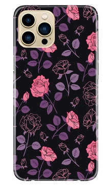 Rose Pattern Mobile Back Case for iPhone 13 Pro Max (Design - 2)