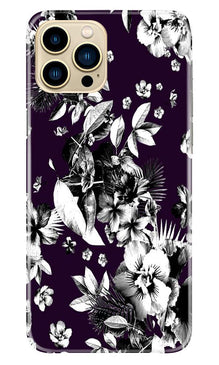 white flowers Mobile Back Case for iPhone 13 Pro Max (Design - 7)