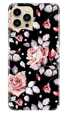 Pink rose Mobile Back Case for iPhone 13 Pro (Design - 12)