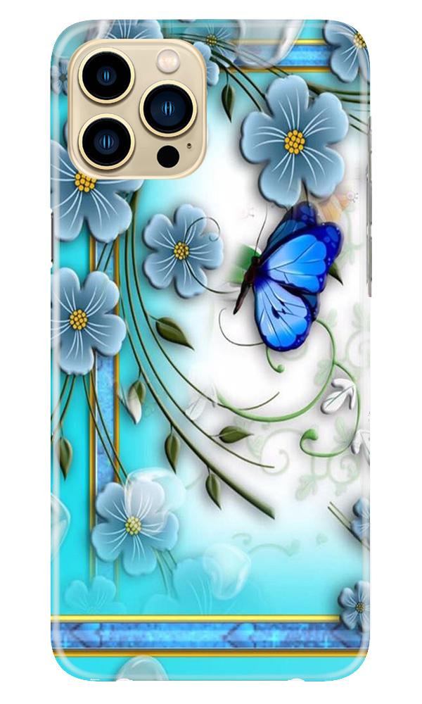 Blue Butterfly Case for iPhone 13 Pro Max