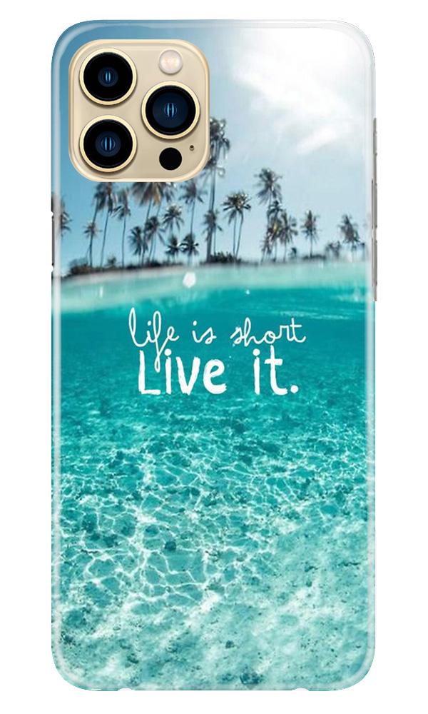 Life is short live it Case for iPhone 13 Pro Max