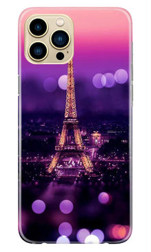 Eiffel Tower Mobile Back Case for iPhone 13 Pro (Design - 86)