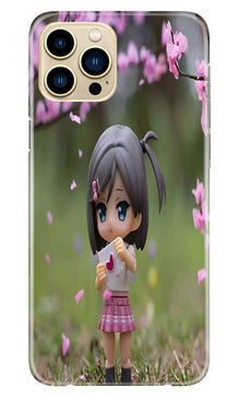 Cute Girl Mobile Back Case for iPhone 13 Pro Max (Design - 92)