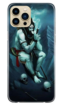 Lord Shiva Mahakal2 Mobile Back Case for iPhone 13 Pro Max (Design - 98)