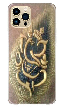 Lord Ganesha Mobile Back Case for iPhone 13 Pro Max (Design - 100)