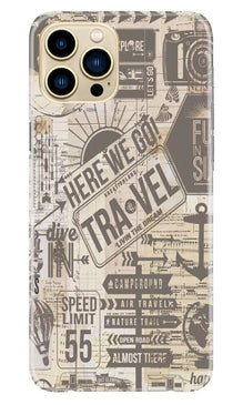 Travel Mobile Back Case for iPhone 13 Pro  (Design - 104)