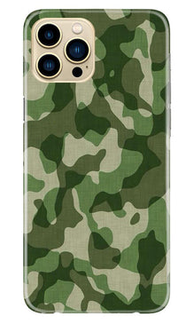 Army Camouflage Mobile Back Case for iPhone 13 Pro Max  (Design - 106)