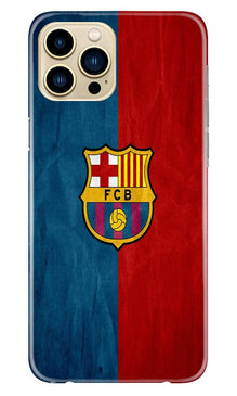 FCB Football Mobile Back Case for iPhone 13 Pro  (Design - 123)