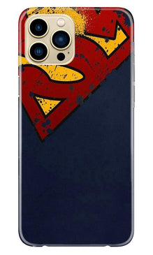 Superman Superhero Mobile Back Case for iPhone 13 Pro Max  (Design - 125)