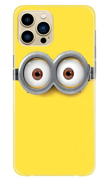 Minions Mobile Back Case for iPhone 13 Pro  (Design - 128)