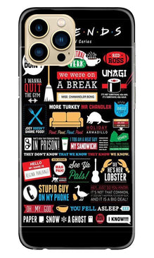 Friends Mobile Back Case for iPhone 13 Pro  (Design - 145)