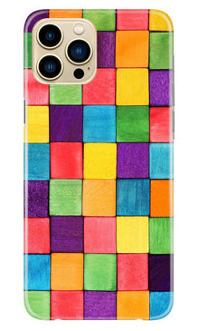 Colorful Square Mobile Back Case for iPhone 13 Pro Max (Design - 218)