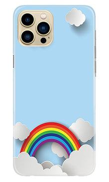 Rainbow Mobile Back Case for iPhone 13 Pro Max (Design - 225)