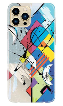 Modern Art Mobile Back Case for iPhone 13 Pro Max (Design - 235)