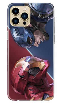 Ironman Captain America Mobile Back Case for iPhone 13 Pro (Design - 245)