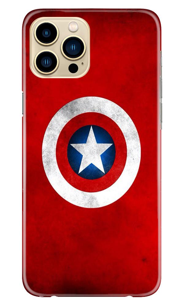 Captain America Case for iPhone 13 Pro (Design No. 249)