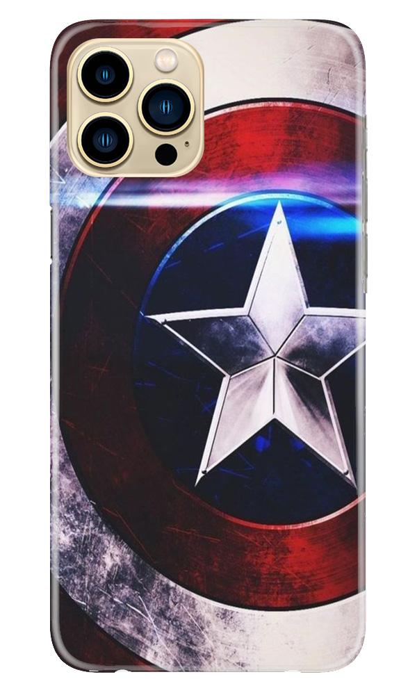 Captain America Shield Case for iPhone 13 Pro (Design No. 250)