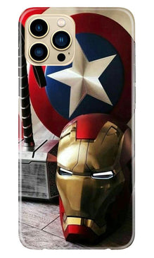 Ironman Captain America Mobile Back Case for iPhone 13 Pro Max (Design - 254)