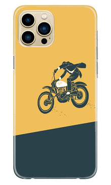 Bike Lovers Mobile Back Case for iPhone 13 Pro Max (Design - 256)