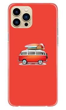 Travel Bus Mobile Back Case for iPhone 13 Pro Max (Design - 258)