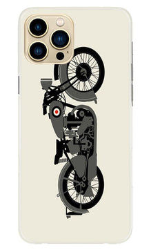 MotorCycle Mobile Back Case for iPhone 13 Pro Max (Design - 259)