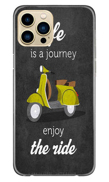 Life is a Journey Mobile Back Case for iPhone 13 Pro Max (Design - 261)