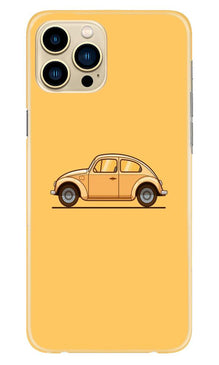 Vintage Car Mobile Back Case for iPhone 13 Pro Max (Design - 262)