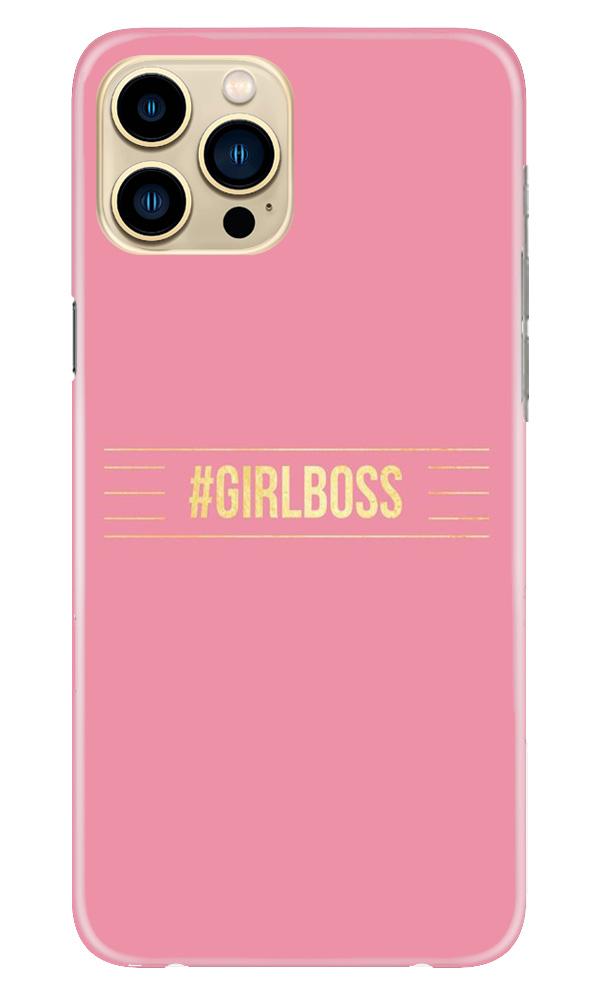 Girl Boss Pink Case for iPhone 13 Pro (Design No. 263)