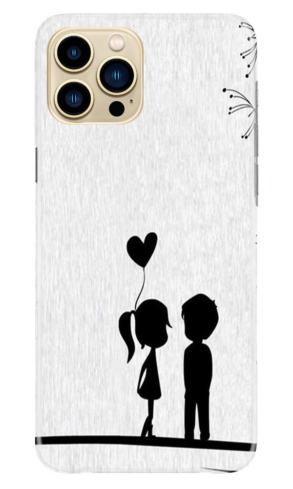 Cute Kid Couple Case for iPhone 13 Pro (Design No. 283)