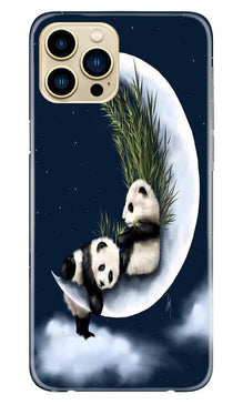 Panda Moon Mobile Back Case for iPhone 13 Pro (Design - 318)