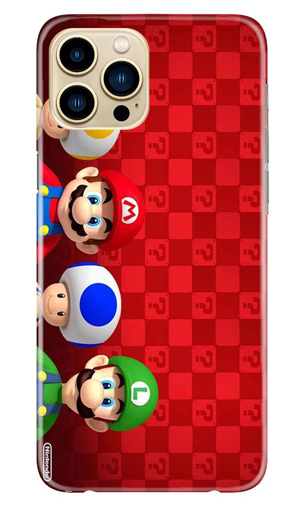 Mario Mobile Back Case for iPhone 13 Pro (Design - 337)