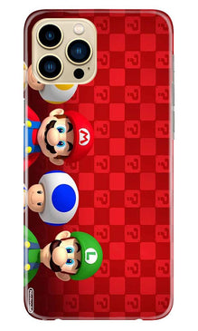 Mario Mobile Back Case for iPhone 13 Pro Max (Design - 337)