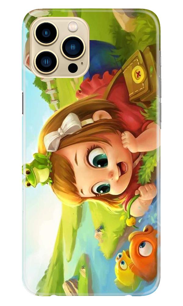 Baby Girl Mobile Back Case for iPhone 13 Pro (Design - 339)