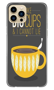 Big Cups Coffee Mobile Back Case for iPhone 13 Pro (Design - 352)