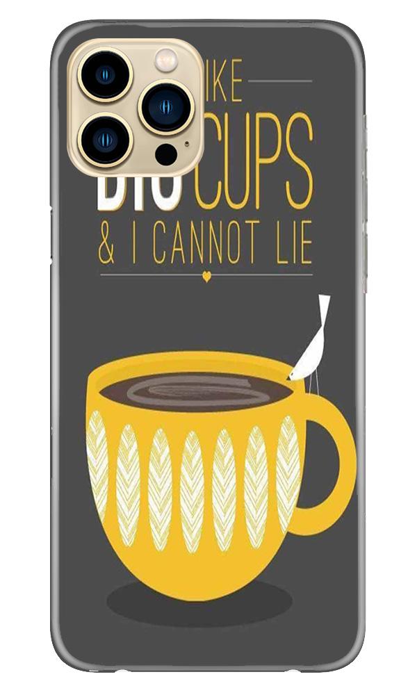 Big Cups Coffee Mobile Back Case for iPhone 13 Pro Max (Design - 352)